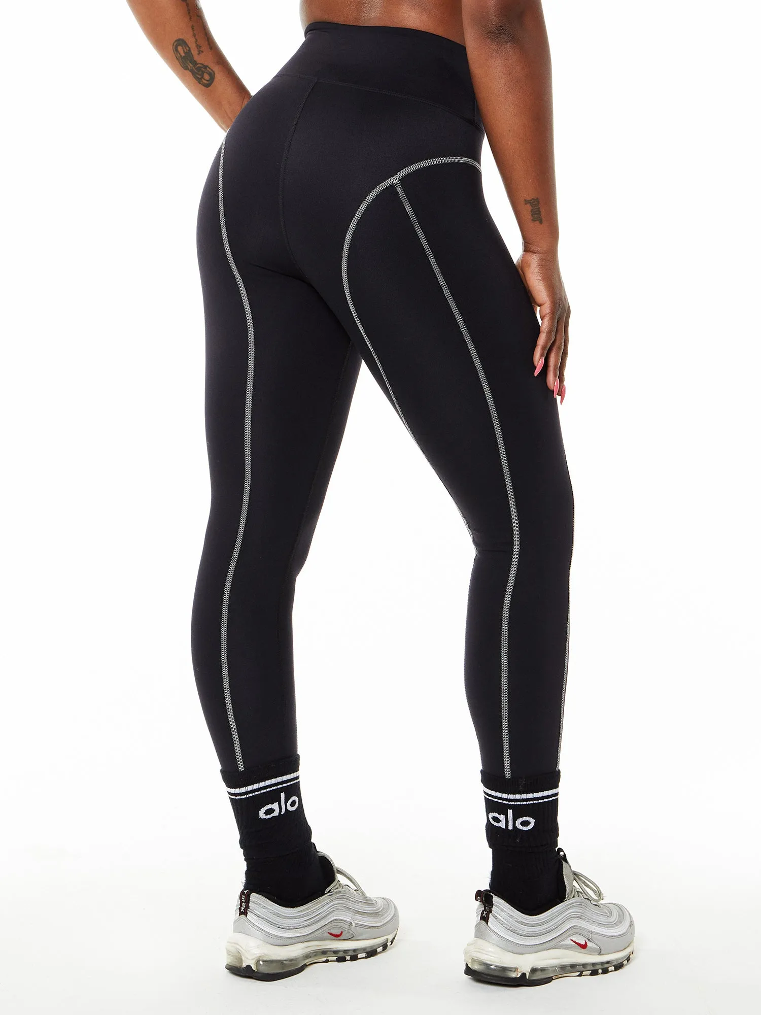 Year of Ours Inc | Night Rider High Legging | Black