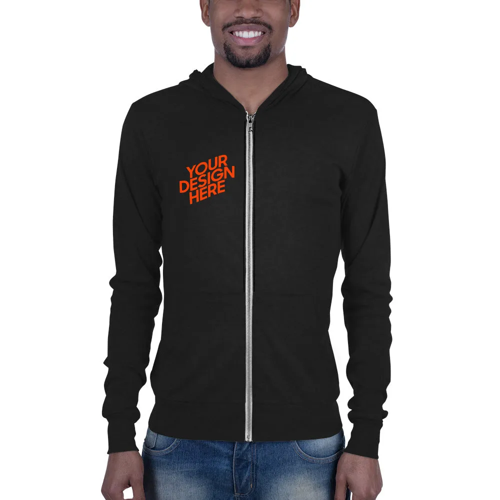 Zip-Kapuzenpullover Hoodies Herren/Männer selbst gestalten und bedrucken